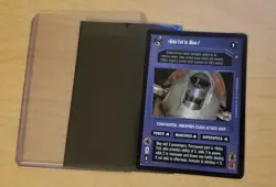 Star Wars Card CCG Boba Fett In Slave 1 With Plastic Toploader NEAR MINT - Image 2