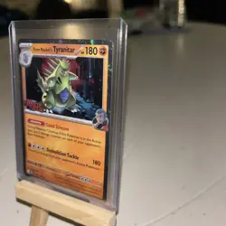 Team Rockets Tyranitar Destined Rivals Promo Card 096/182 - Image 3