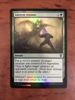 Ancient Animus Foil MTG Magic the Gathering Card NM Mint Commander Legends CMR - Image 1