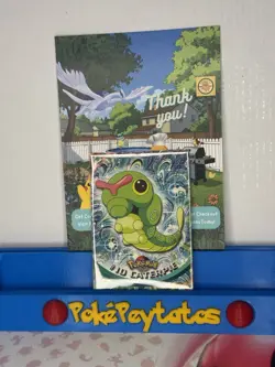 #10 Caterpie Pokemon Topps Cards! Fast Shipping! - Image 1