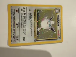 Pokemon TCG Jungle Wigglytuff Card 16/64 Holo Unlimited Rare Vintage 1999 - Image 1