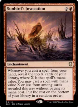 Sunbird's Invocation R Commander: Bloomburrow 116 Near Mint - Image 1