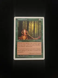 Nature's Lore ~ Fifth Edition ~ 5Ed ~ MTG-MAGIC THE GATHERING NEAR MINT - Image 1