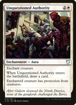 Unquestioned Authority (C18 78) Near Mint - MTG single - Image 1