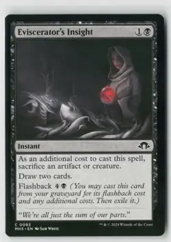 MTG Modern Horizons 3 Eviscerator's Insight x4 NM Common - Image 1