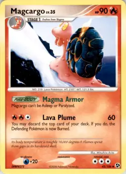 2008 Pokemon Diamond & Pearl - Great Encounters #45 Magcargo NM-MT - Image 1