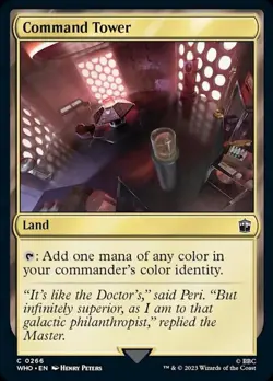Hero Deal, English - 2 x MTG Command Tower (0266) Universes Beyond: Doctor Who - Image 1