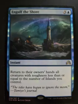 Engulf the Shore NM FOIL Shadows Over Innistrad MTG FREE SHIPPING - Image 1