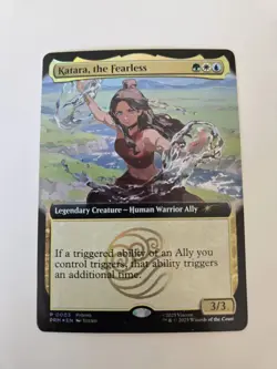 FIRE SALE - MTG x Avatar Katara, the Fearless (Extended Art) Promo #3 SDCC 2025 - Image 1