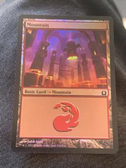 1 x Mountain (Return to Ravnica) [265/274] Foil Basic Land LP MTG B6364 - Image 1