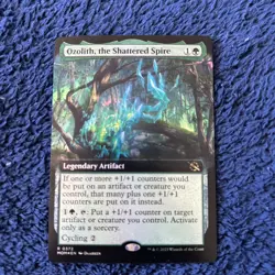 Ozolith, the Shattered Spire (Extended Art) March of the Machine Foil - Image 1