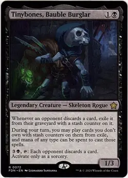 MTG Foundations Tinybones, Bauble Burglar (Rare) - Image 1