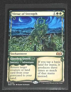 Virtue of Strength (Showcase) Wilds of Eldraine Regular - Image 1
