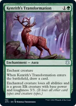 MTG D&D Adventures in the Forgotten Realm Commander - Kenrith's Transformation - Image 1