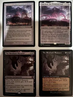 The Meathook Massacre And Emrakul, The Promised End Lot Magic The Gathering Rare - Image 1