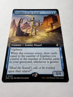 Prophet of the Scarab (Borderless Art) Commander: Aetherdrift Regular - Image 1