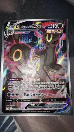 Pokemon TCG Card || Umbreon Vmax, Illustration Full Art & Mint Condition - Image 2