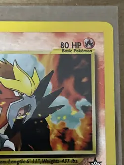 Pokemon Pokemon TCG Entei 34/53 Wotc Black Star Promo Reverse Holo Vintage Card - Image 3