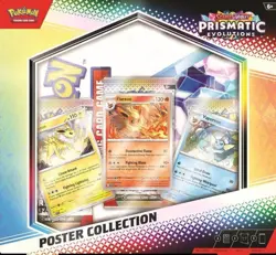 Pokemon TCG Scarlet & Violet Prismatic Evolutions Poster Collection Box - Image 1