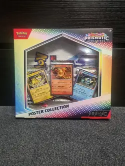 Pokemon TCG Scarlet & Violet Prismatic Evolutions Poster Collection Box - Image 1