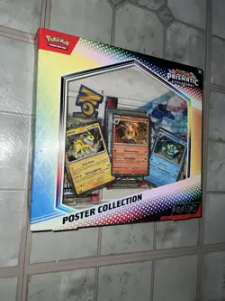 Pokemon TCG Scarlet & Violet Prismatic Evolutions Poster Collection Box - Image 1