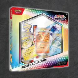 Pokemon TCG Scarlet & Violet Prismatic Evolutions Poster Collection Box - Image 1
