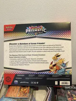 Pokemon TCG Scarlet & Violet Prismatic Evolutions Poster Collection Box - Image 2