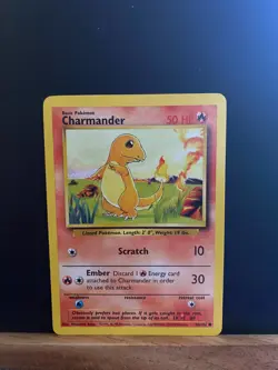 Charmander 46/102 - Common (Base Set 1999) Pokemon Card - Image 1