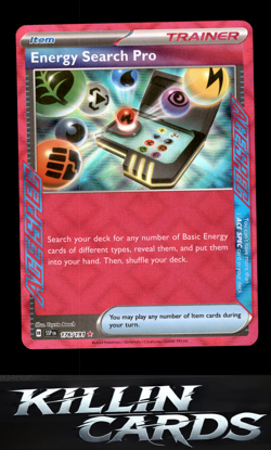 Energy Search Pro 176/191 Pokemon ACE SPEC Rare SV08: Surging Sparks Card NM - Image 1