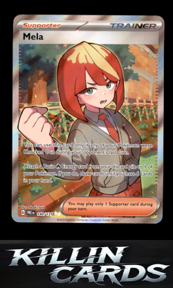 Mela 140/131 Pokemon Ultra Rare SV: Prismatic Evolutions Card NM - Image 1