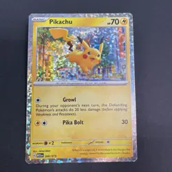 Pikachu 006 /015 Moderately Played McDonald's 2023 Holofoil Card Pokemon TCG - Image 1