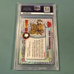 2000 Topps Chrome Pokemon T.V. Kadabra Holo #64 - PSA 10 GEM MINT - Image 2