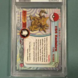 2000 Topps Chrome Pokemon T.V. Kadabra Holo #64 - PSA 10 GEM MINT - Image 3