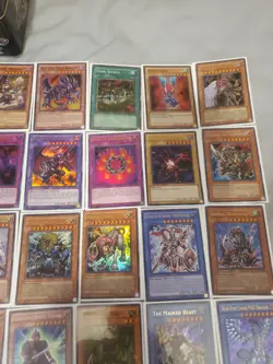 Yu-Gi-Oh! 63 Card Lot with Tin Ultra, Secret Rare Holo Retro Old Cards Blue Eyes - Image 3