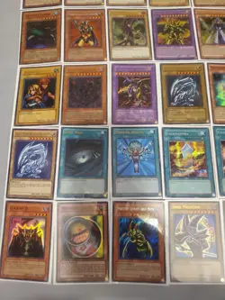 Yu-Gi-Oh! 63 Card Lot with Tin Ultra, Secret Rare Holo Retro Old Cards Blue Eyes - Image 4