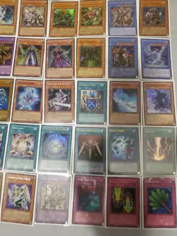 Yu-Gi-Oh! 63 Card Lot with Tin Ultra, Secret Rare Holo Retro Old Cards Blue Eyes - Image 5