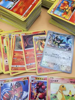 Pokemon Trading Cards Lot Of Over 450 Pikachu Some Japanese Writing Most English - Image 5