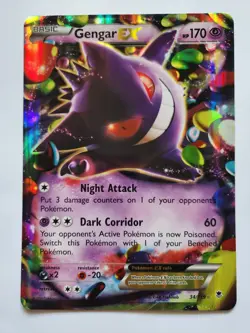 Gengar EX 34/119 Rare Jumbo Promo Card Oversized 2014 Pokemon TCG - Image 1