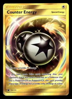 Counter Energy 122/111 Secret Rare Crimson Invasion Pokemon Card - Image 1