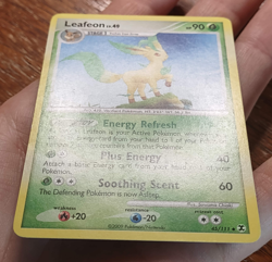 Leafeon - 45/111 - Rising Rivals Rare Non-Holo Pokemon TCG 2009 - LP Card - Image 3