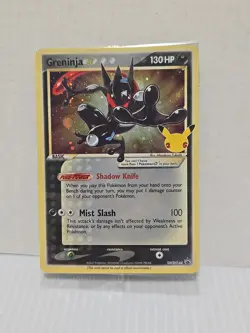Pokemon TCG Greninja Gold Star | Celebrations Promo Card | SWSH 144 | Sealed - Image 1