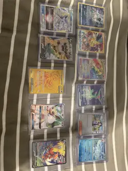 Lot Of Pokemon Cards two poke balls full arts and more - Image 1