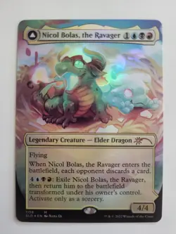 Nicol Bolas The Ravager / Nicol BOLAS the Arisen Foil Secret L'Air NM ENG MTG - Image 1