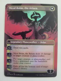 Nicol Bolas The Ravager / Nicol BOLAS the Arisen Foil Secret L'Air NM ENG MTG - Image 2