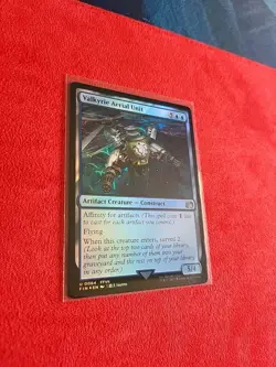 MTG Magic the Gathering FOIL Valkyrie Aerial Unit FIN 84 Final Fantasy - Image 2