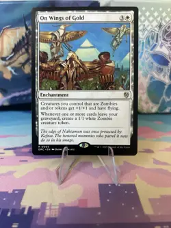 Magic the Gathering On Wings of Gold Aetherdrift Commander MTG Free Shipping! - Image 1