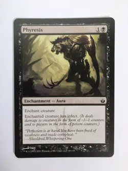 MTG Phyresis (MBS) Mirrodin Besieged Regular Common 49/155 - Image 1