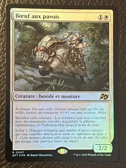 Mtg DFT Aetherdrift- Boeuf Aux Pavois Bulwark Ox FOIL -NM FR - Image 1
