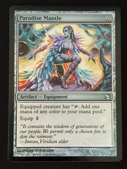 1x MTG Paradise Mantle (Foil) - Modern Masters (MMA) #211 - Magic the Gathering - Image 1