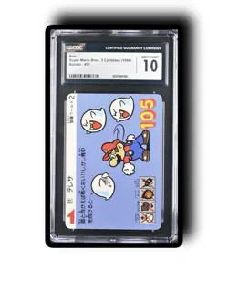 CGC 10 Boo Super Mario Bros. 3 Carddass (1989) Bandai - #31 - Image 1